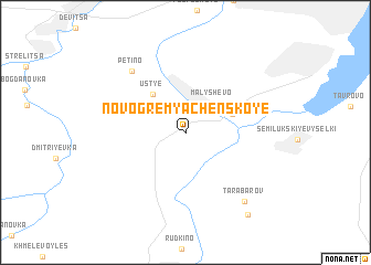 map of Novogremyachenskoye