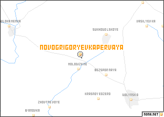 map of Novogrigorʼyevka Pervaya
