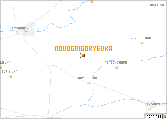 map of Novogrigorʼyevka