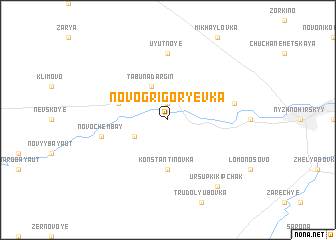 map of Novogrigorʼyevka