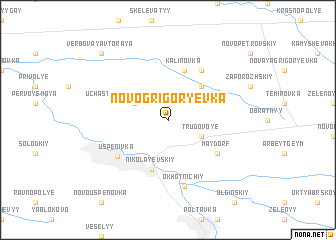 map of Novo-Grigorʼyevka