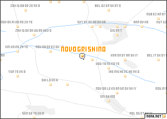 map of Novo-Grishino