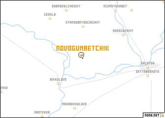 map of Novogumbetchik