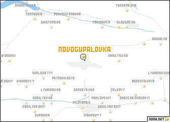 map of Novo-Gupalovka