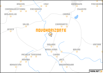 map of Novo Horizonte