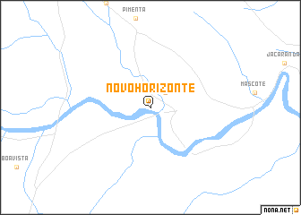 map of Novo Horizonte