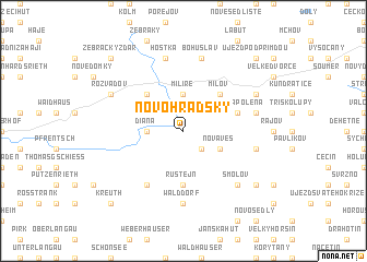 map of Novohradský