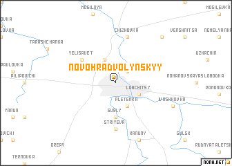 map of Novohrad-Volynsʼkyy