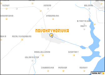 map of Novohryhorivka