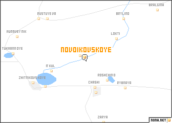 map of Novoikovskoye