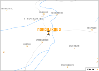 map of Novoilikovo