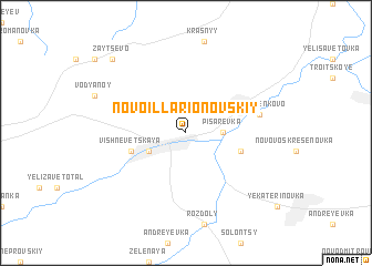 map of Novo-Illarionovskiy