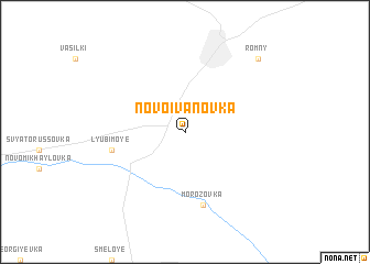 map of Novo-Ivanovka