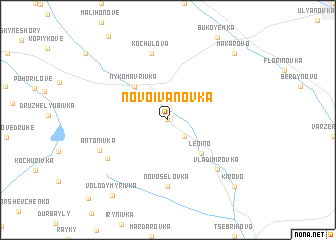 map of Novo-Ivanovka