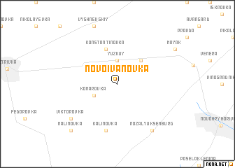 map of Novo-Ivanovka