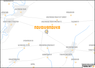 map of Novo-Ivanovka
