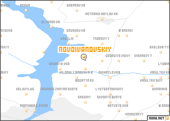 map of Novo-Ivanovskiy