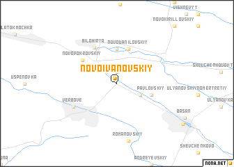 map of Novo-Ivanovskiy