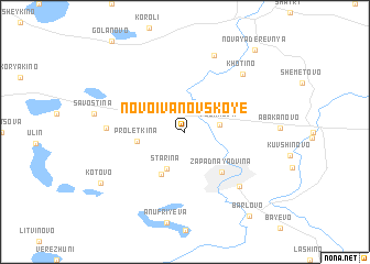 map of Novo-Ivanovskoye