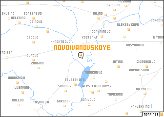 map of Novo-Ivanovskoye