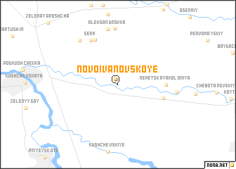 map of Novoivanovskoye