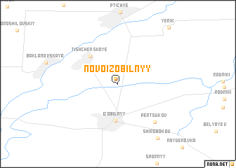 map of Novoizobil\
