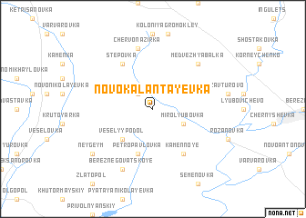 map of Novo-Kalantayevka