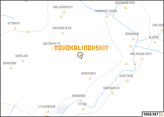 map of Novokalinovskiy