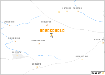 map of Novokamala