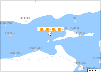 map of Novo-Kamenka