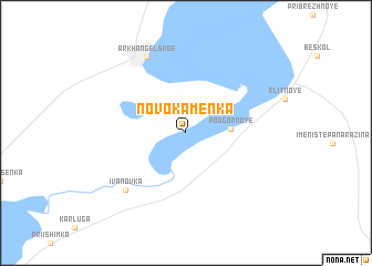 map of Novokamenka