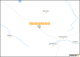 map of Novokamenka