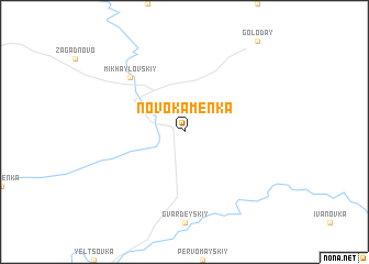 map of Novokamenka