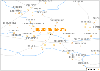 map of Novokamenskoye