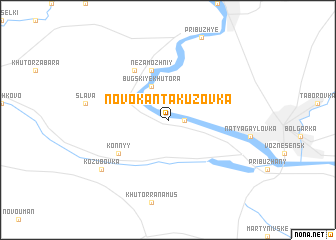 map of Novokantakuzovka