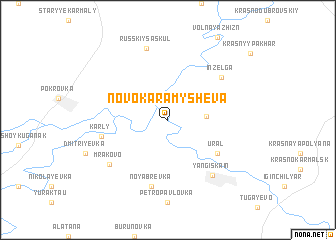 map of Novokaramysheva