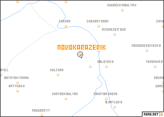 map of Novokarazerik