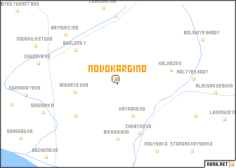 map of Novokargino