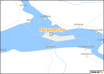 map of Novokargino