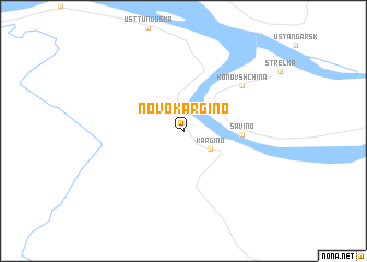 map of Novokargino