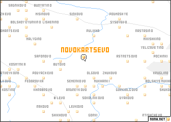 map of Novokartsevo