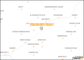 map of Novokar\