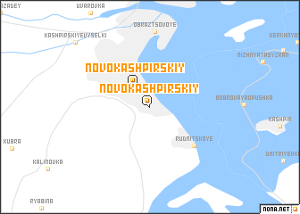 map of Novokashpirskiy