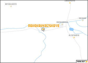 map of Novokavkazskoye