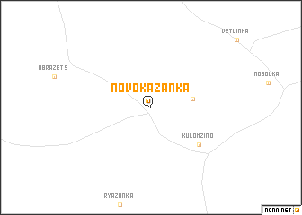 map of Novokazanka