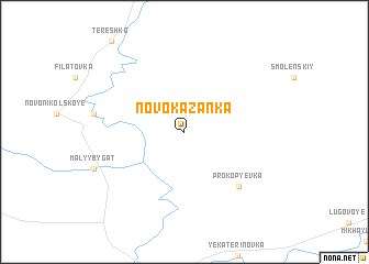 map of Novokazanka