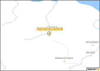 map of Novokazanka