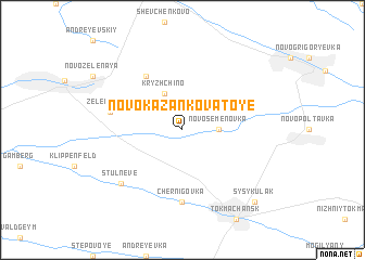 map of Novo-Kazankovatoye