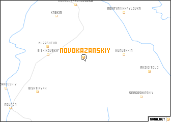 map of Novokazanskiy