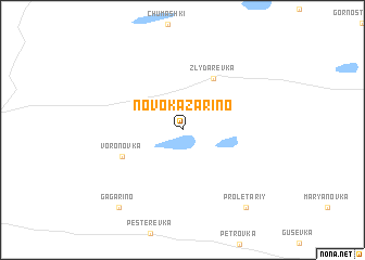 map of Novokazarino